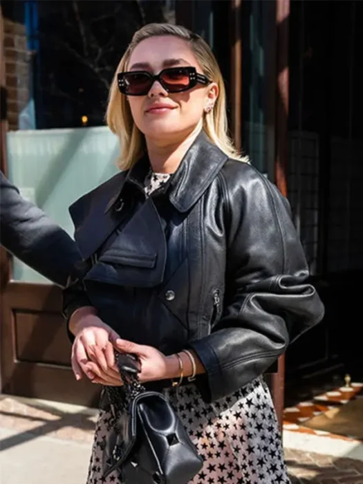 Florence Pugh Black Jacket