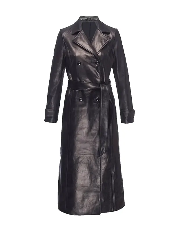 Grosse Pointe Garden Society Black Leather Coat