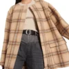 Happy Face Ivy Checkered Jacket - Open Closure