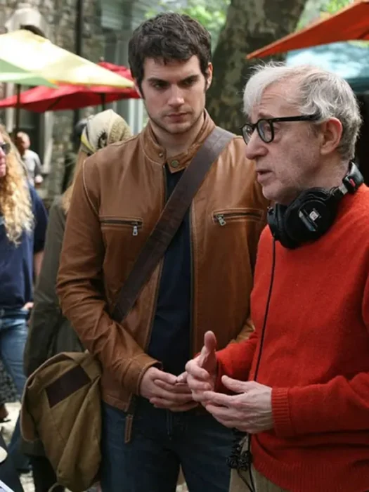 Henry Cavill Whatever Works Brown Leather Jacket