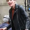 Jodie Whittaker Toxic Town Black Leather Jacket