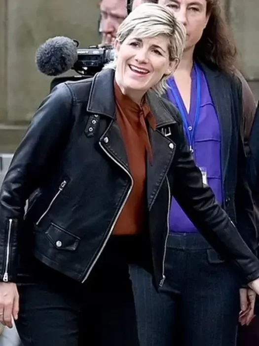 Jodie Whittaker Toxic Town Leather Jacket