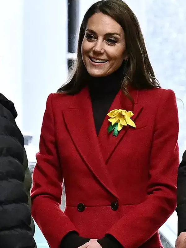 Kate Middleton Pontypridd Market Visit Coat