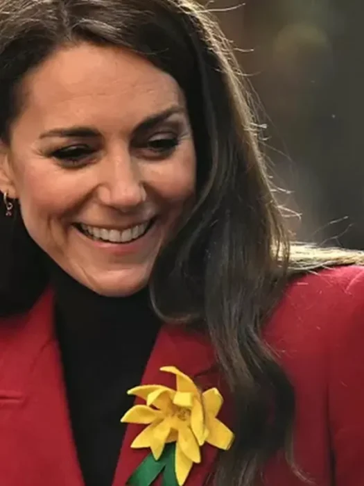 Kate Middleton Pontypridd Market Visit Long Coat