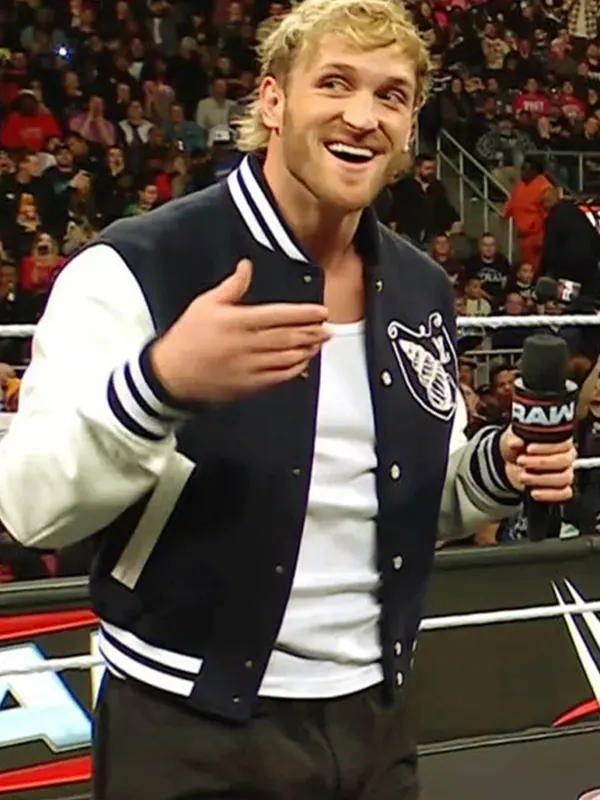 Logan Paul Monday Night RAW Varsity Jacket
