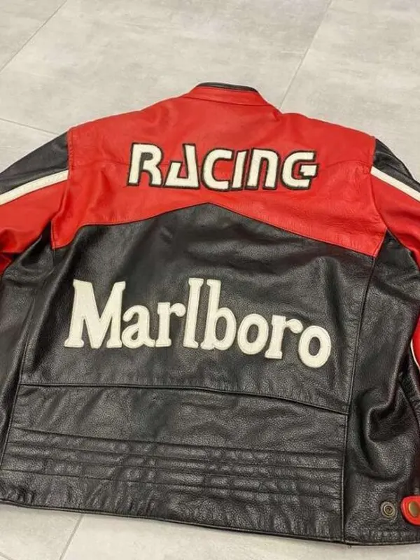 Men’s Marlboro Leather Jacket Back