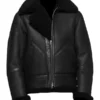 Mens Shearling Black Jacket