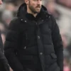 Michael Carrick English Coach Black Puffer Hooded Jacket