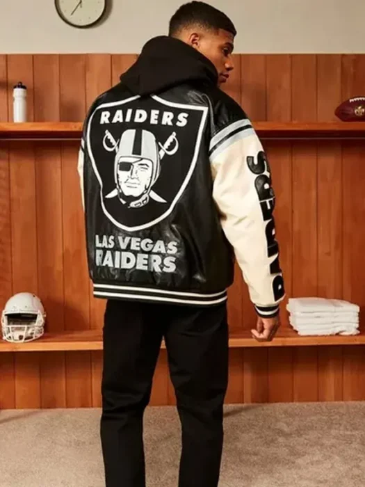 Nfl Oversized Raiders Bomber Jacket