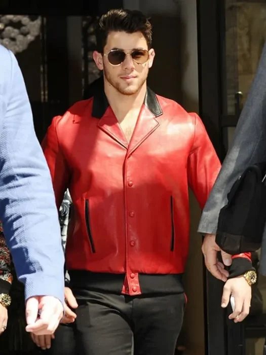 Nick Jonas Leather Jacket