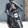 Orlando Bloom Biker Leather Jacket