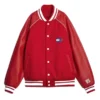 Relaxed Padded Varsity Jacket