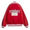 Relaxed Padded Varsity Jacket Back