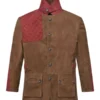 Safari Hickory Suede Leather Blazer