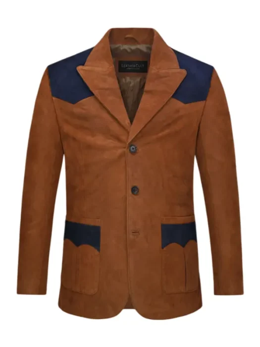 Suede Western Leather Blazer