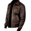 Womens Classic Vintage Brown Jacket