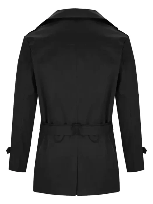 Final Destination Bloodlines Kaitlyn Santa Black Coat Back