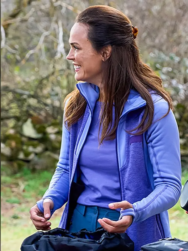 Journey To You Erin Cahill Purple Fleece Jacket