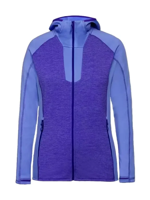 Journey To You Erin Cahill Purple Hooded Fleece Jacket