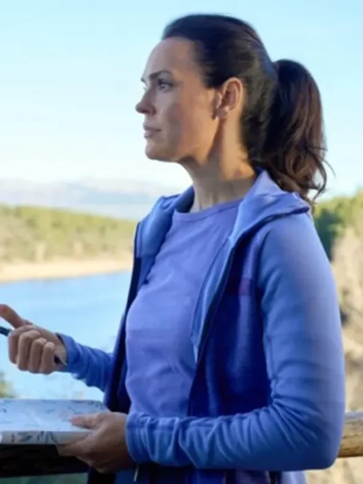 Journey To You Erin Cahill Purple Hooded Jacket