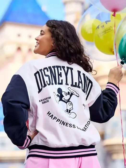 Mickey Mouse Disneyland Bomber Varsity Jacket