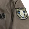 Star Wars Starfighter Naboo Bravo Squadron Leather Jacket