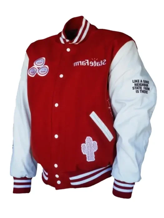 Travis Scott State Farm Bomber Jacket