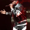 50 Cent The Final Lap Tour Black Leather Jacket