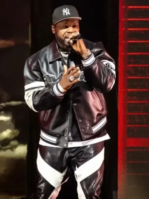 50 Cent The Final Lap Tour Leather Jacket