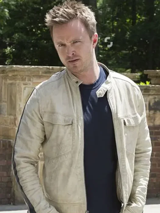Aaron Paul Need For Speed White Jacket