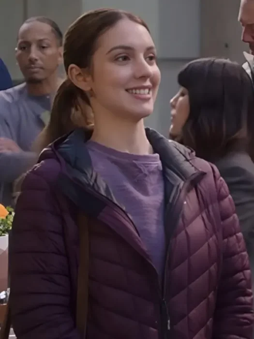 Adelaide Kane Greys Anatomy S21 Puffer Coat