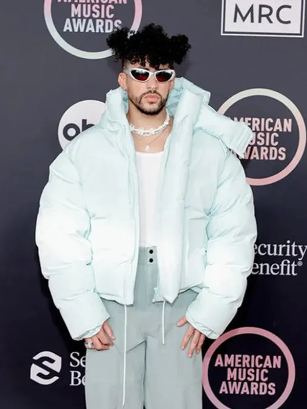 American Music Awards Bad Bunny Puffer Jacket