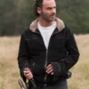 Andrew Lincoln The Walking Dead S05 Leather Jacket