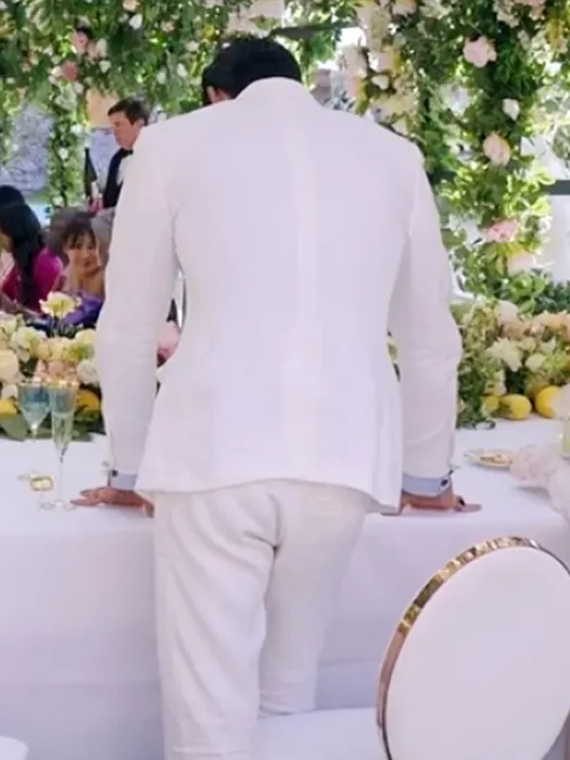 Another Simple Favor Michele Morrone Blazer Back