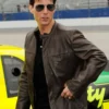 BROWN LEATHER TOM CRUISE JACKET
