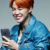 BTS Jimin Biker Leather Jacket