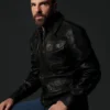 Brilliant Minds Zachary Quinto Leather Jacket