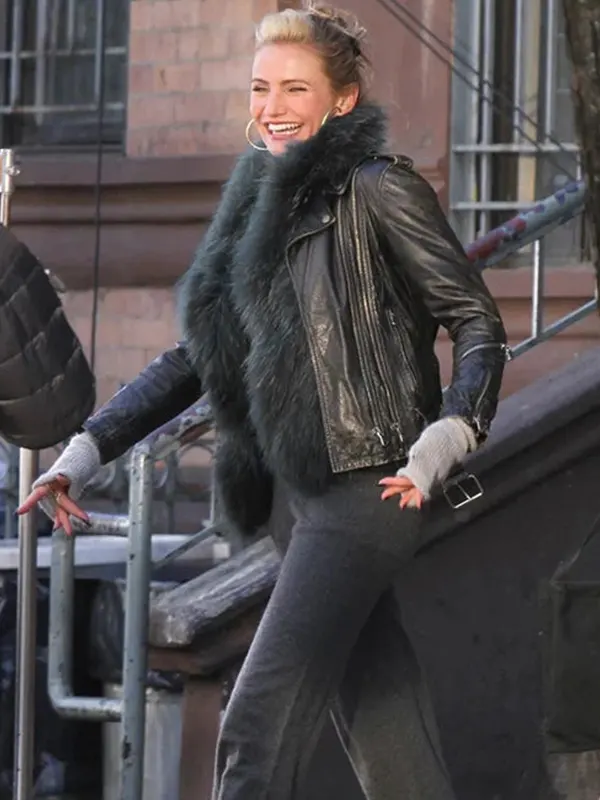 CAMERON DIAZ ANNIE LEATHER JACKET