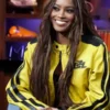 Ciara Miller Watch What Happens Live Leather Jacket