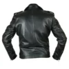 David Beckham Biker Leather Jacket Back