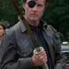 David Morrissey Black Celebrity Leather Jacket