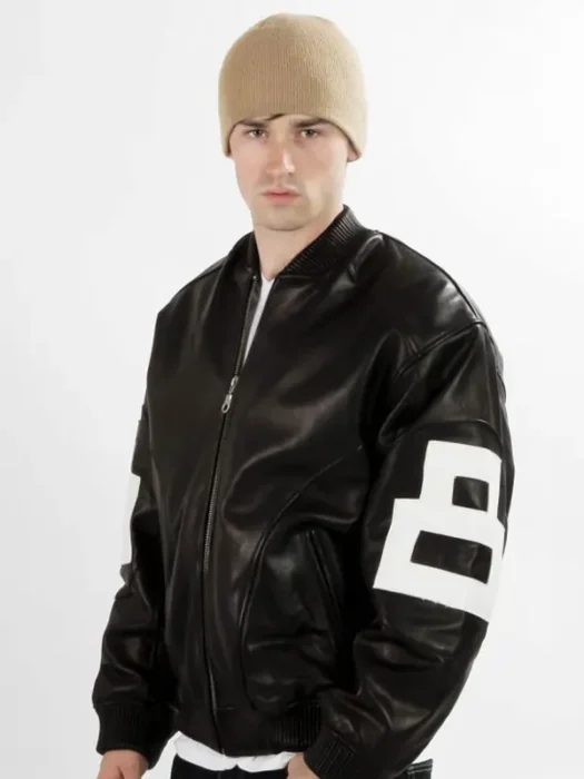 David Puddy Black Seinfeld 8 Ball Jacket