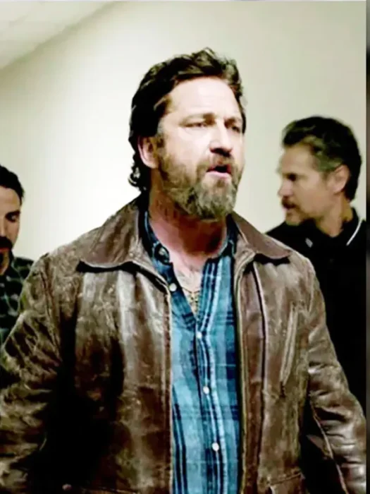 Den of Thieves Gerard Butler Leather Jacket
