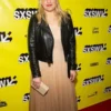 ELISABETH MOSS LEATHER JACKET
