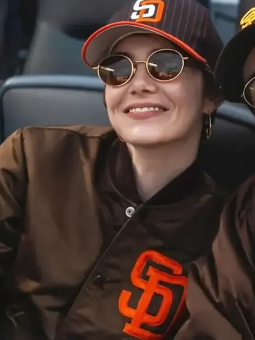 Emma Stone San Diego Padres Jacket