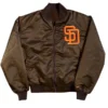 Emma Stone San Diego Satin Jacket