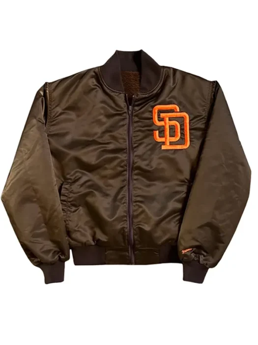 Emma Stone San Diego Satin Jacket