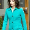 Grimm Juliette Silverton Turquoise Light Blue Coat