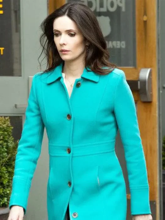Grimm Juliette Silverton Turquoise Light Blue Coat
