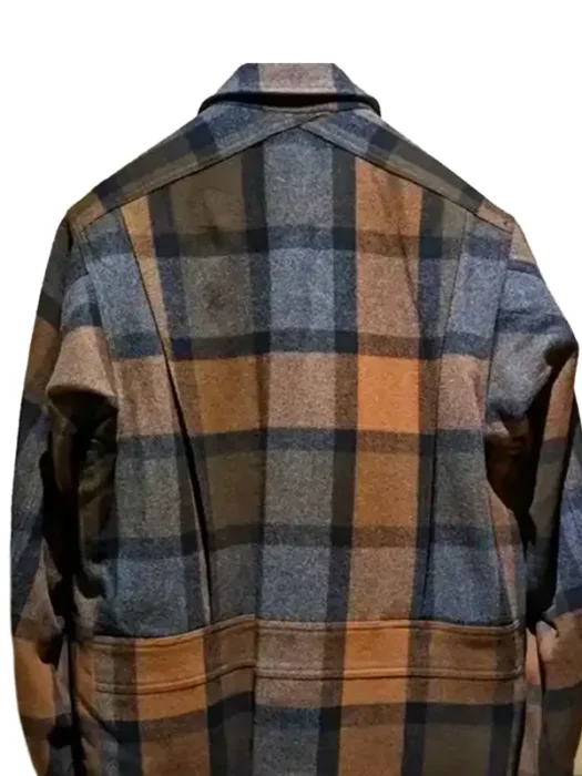 Grimm S04 Hank Griffin Checkered Coat Back